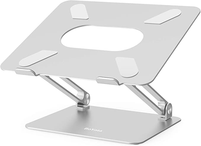 BoYata Laptopständer Multi-Angle-Standfuß mit Heat-Vent, Aluminium 10-17 Zoll